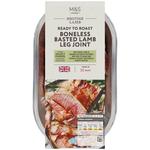 M&S Select Farms Boneless Basted Lamb Leg Joint 