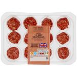 M&S Select Farms British 12 Beef Meatballs