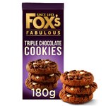 Fox's  Biscuits Triple Chocolate Chunkie Cookie