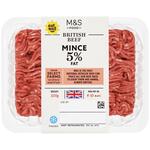 M&S Select Farms Beef Mince 5% Fat