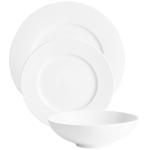 M&S Maxim White Porcelain Dinner Set