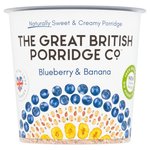 The Great British Porridge Co Blueberry and Banana Pot