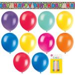 Multicoloured Birthday Party Kit