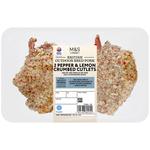 M&S 2 British Outdoor Bred Pork Cutlets with Black Pepper and Lemon Crumb