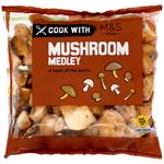 Cook With M&S Mushroom Medley Frozen
