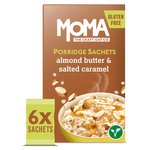 MOMA Almond Butter & Salted Caramel Jumbo Oat Porridge Sachets Gluten Free
