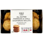 M&S All Butter Parmesan & Chilli Shortbread Biscuits