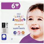 M&S Little Smiles Nappy Pants, Size 6 (16kg+)