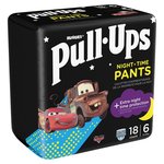 Huggies Pull-Ups Trainers Night Boys Nappy Pants, Size 5-6+ (2-4 Yrs)
