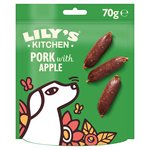 Lily's Kitchen Dog Meaty Treats Cracking Pork and Apple Sausages