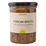 Natoora Porcini Broth with Cavolo Nero & Chickpeas