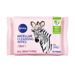 NIVEA Biodegradable 3 in 1 Micellair Micellar Cleansing Face Wipes