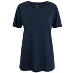 M&S Collection Relaxed Short Sleeve T-Shirt, Size 8-18, Navy
