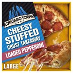 Chicago Town Takeaway Cheesy Stuffed Crust Pepperoni Large Pizza