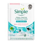 Simple Daily Skin Detox Bubbling Deep Cleanse Sheet Mask