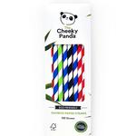 Cheeky Panda Striped Bamboo Paper Straws