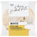 M&S 2 Flame Baked Roti