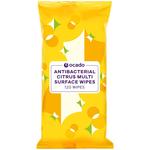 Ocado Antibacterial Multi Surface Citrus Wipes