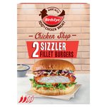 Birds Eye Chicken Shop 2 Sizzler Breaded Chicken Fillet Burgers