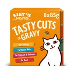 Lily's Kitchen Tasty Cuts in Gravy Mixed Multipack Wet Food for Cats