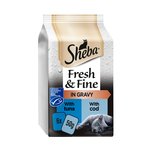 Sheba Fresh & Fine Cat Pouches MSC Fish Collection in Gravy