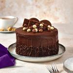 M&S Extremely Chocolatey Chocolate Brownie Cake