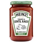 Heinz Tomato & Lentil Ragu Pasta Sauce