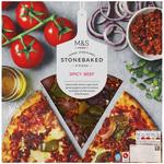 M&S Spicy Beef Pizza
