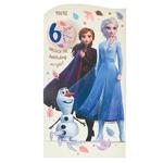 Disney Frozen 6th Birthday Card