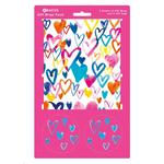 Hearts Gift Wrap Sheets & Tags