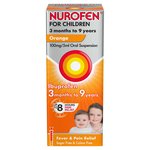 Nurofen for Children 3mths - 9yrs Ibuprofen Orange