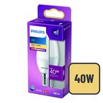 Philips LED Frosted Candle Light Bulb B35 E14 Warm White