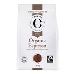 CRU Kafe Organic Fairtrade Espresso Ground Coffee