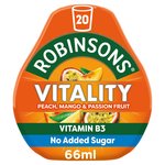 Robinsons Mini Vitality Peach, Mango & Passion Fruit No Added Sugar Squash