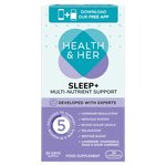 Health & Her Sleep+ Multinutrient Support Supplement Capsules 