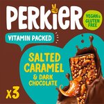 Perkier Salted Caramel & Dark Chocolate Vitamin Bars