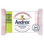 Andrex Pure Care Washlets Flushable Toilet Wipes Single Pack