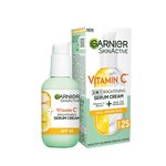 Garnier Vitamin C Serum Cream, 2in1 Formula With 20% Vitamin C & SPF 25