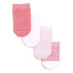M&S Cotton Terry Baby Socks, 0-24 Months, Pink