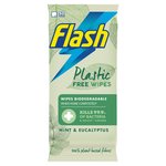 Flash Plastic Free Antibacterial Wipes 30ct