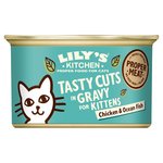 Lily's Kitchen Chicken & Ocean Fish Tasty Cuts in Gravy for Kittens