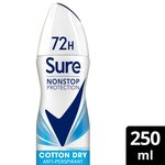 Sure Women 72hr Nonstop Protection Cotton Dry Antiperspirant Deodorant