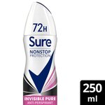 Sure Women 72hr Nonstop Protection Invisible Pure Antiperspirant Deodorant