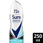 Sure Women 72hr Nonstop Protection Invisible Aqua Antiperspirant Deodorant