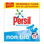 Persil Fabric Cleaning Washing Powder Non Bio 77 wash