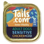 Tails.com Inner Vitality Sensitive Grain Free Dog Wet Food Chicken & Cod