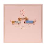 Sausage Dog Wife Anniversary Card