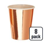  Rose Gold Party Cups