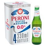 Peroni Nastro Azzurro 0% Alcohol Free Beer Lager Bottles