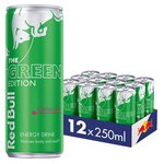 Red Bull Energy Drink Green Edition Cactus Fruit